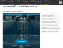 Tablet Screenshot of contrattoaffitto.com